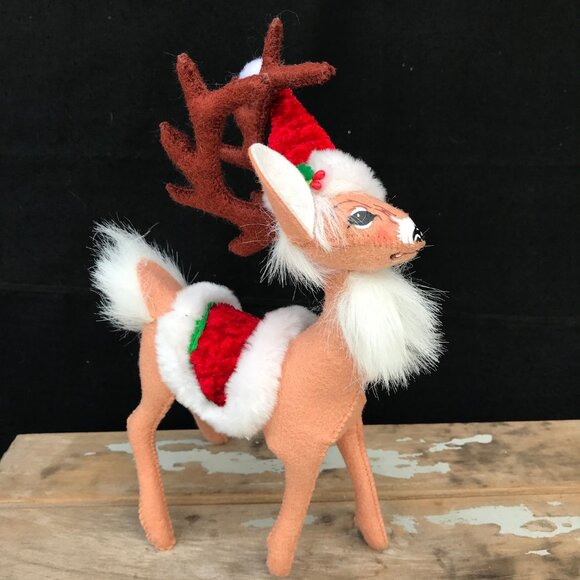2012 Annalee 10" Christmas Reindeer - Picture 6 of 9